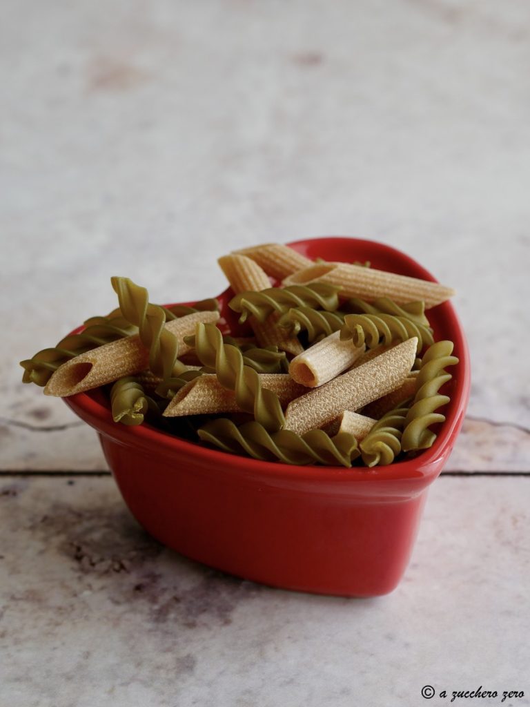 Legume Pasta and Wheat Pasta Together