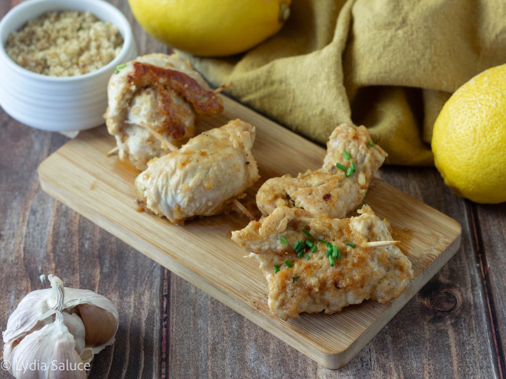 Lemon Turkey Rolls