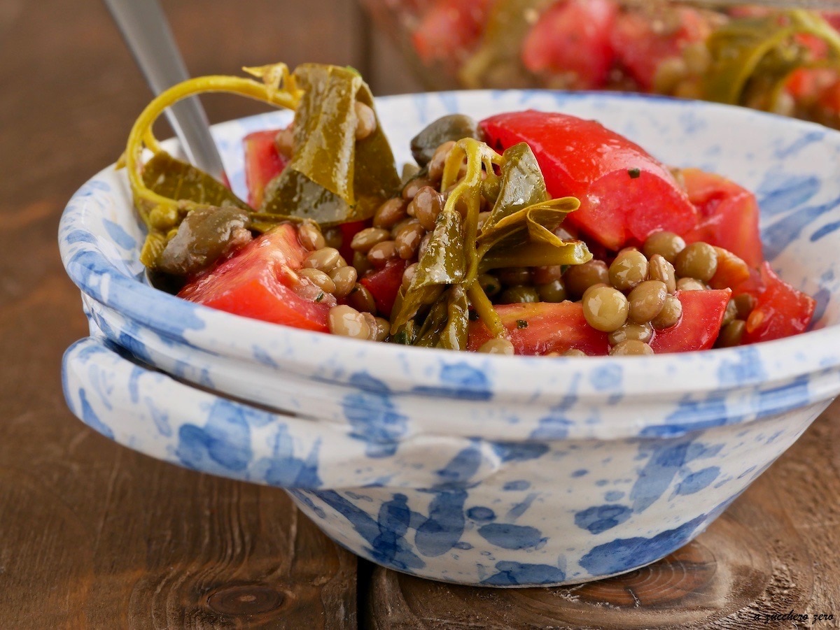 Lentil and Cherry Tomato Salad with Capers