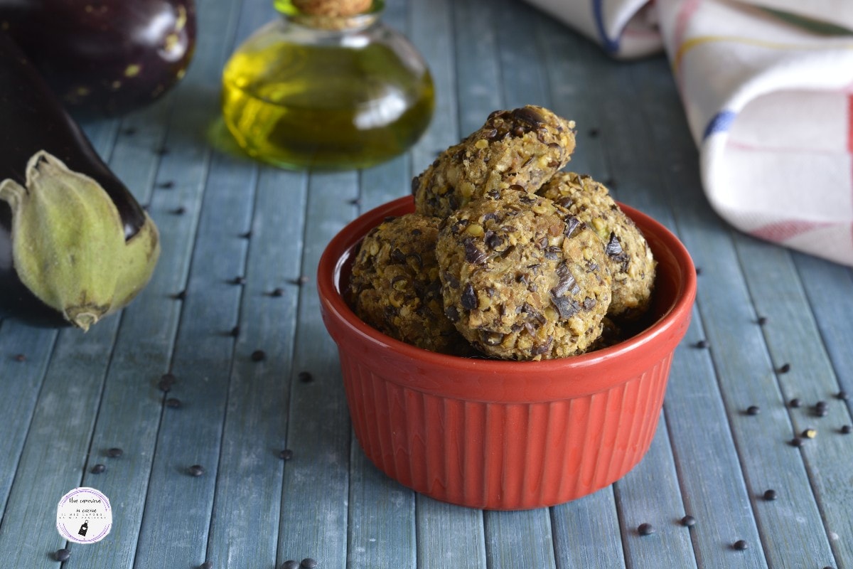 Lentil and Eggplant Meatballs without Eggs
