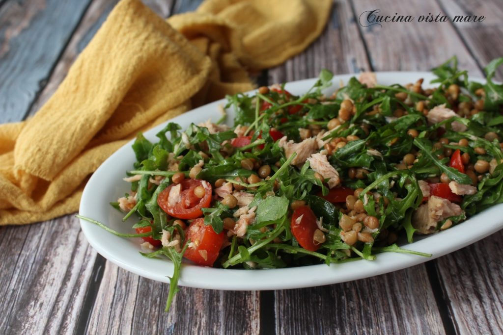 Lentil and Tuna Salad Sea View Kitchen