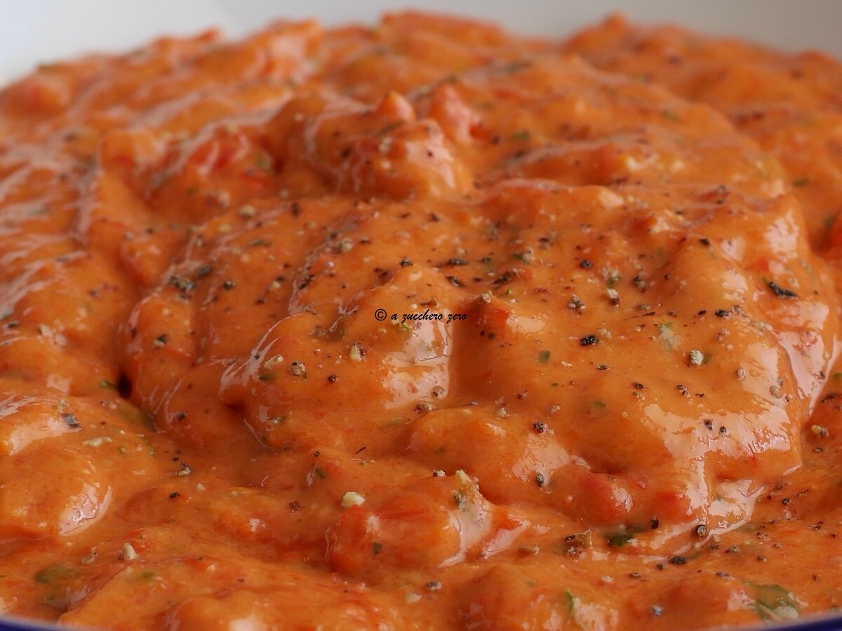 Light Bell Pepper Cream with or without Ricotta
