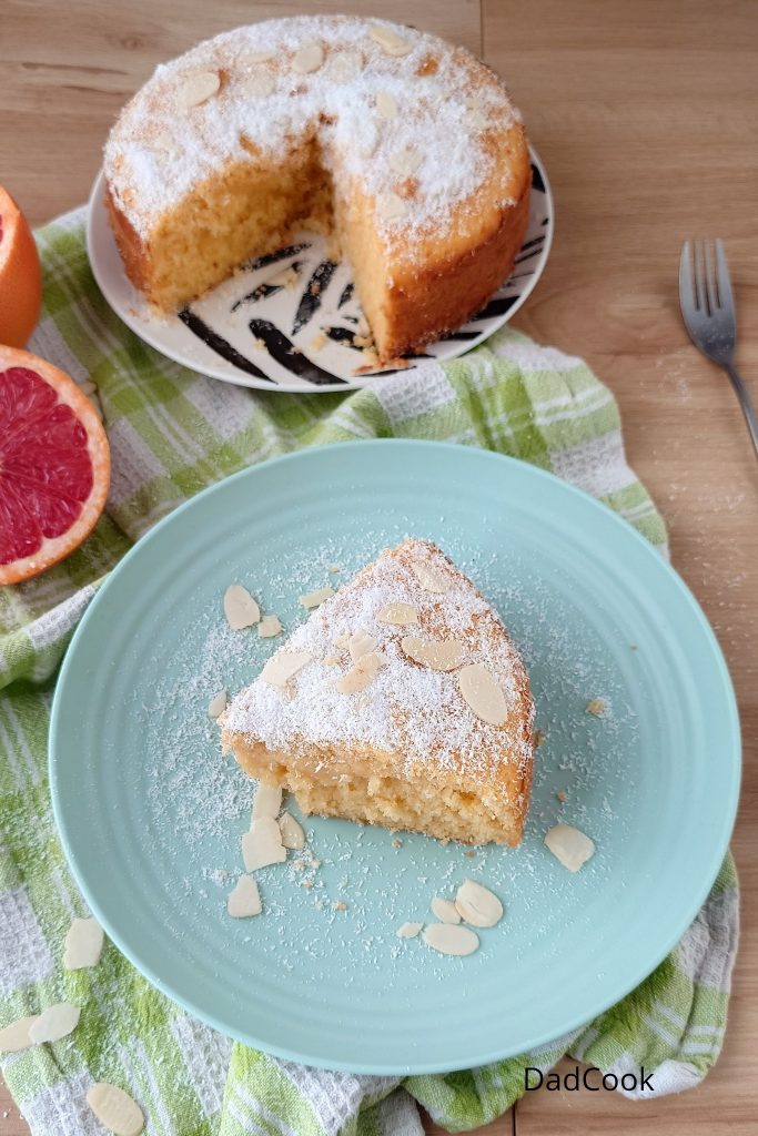 Light Grapefruit Cake Without Sugar