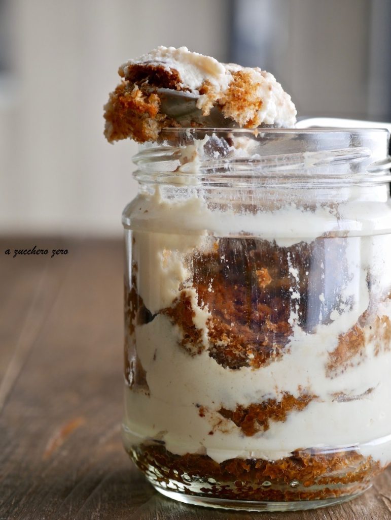 Light Tiramisu in a Jar | lighter and richer in fiber