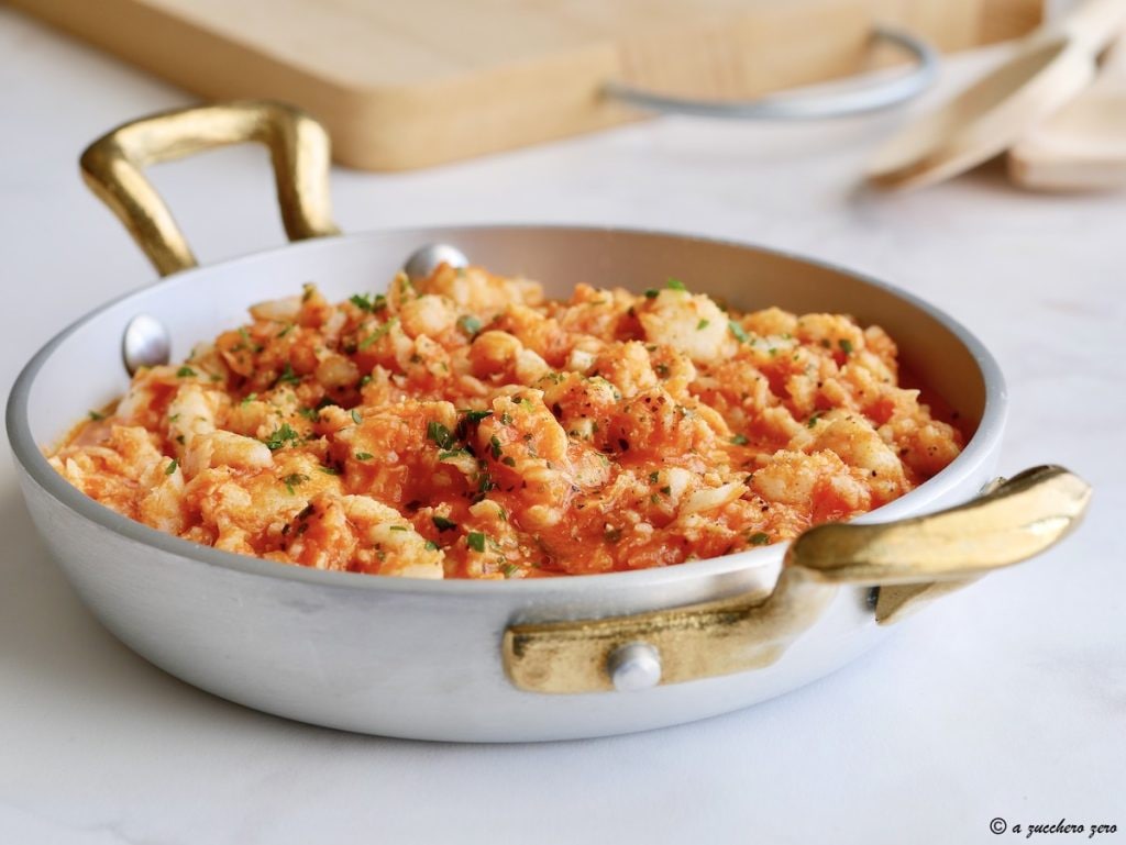 Light and quick cod ragù