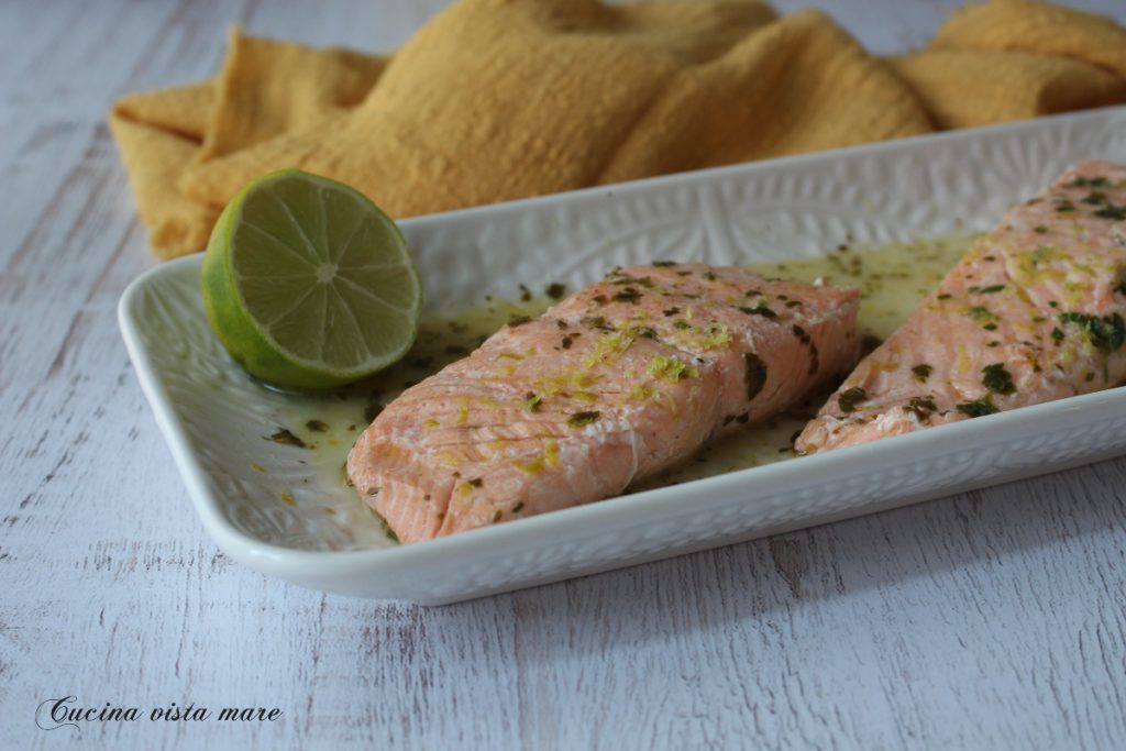 Lime Salmon Sea View Cuisine