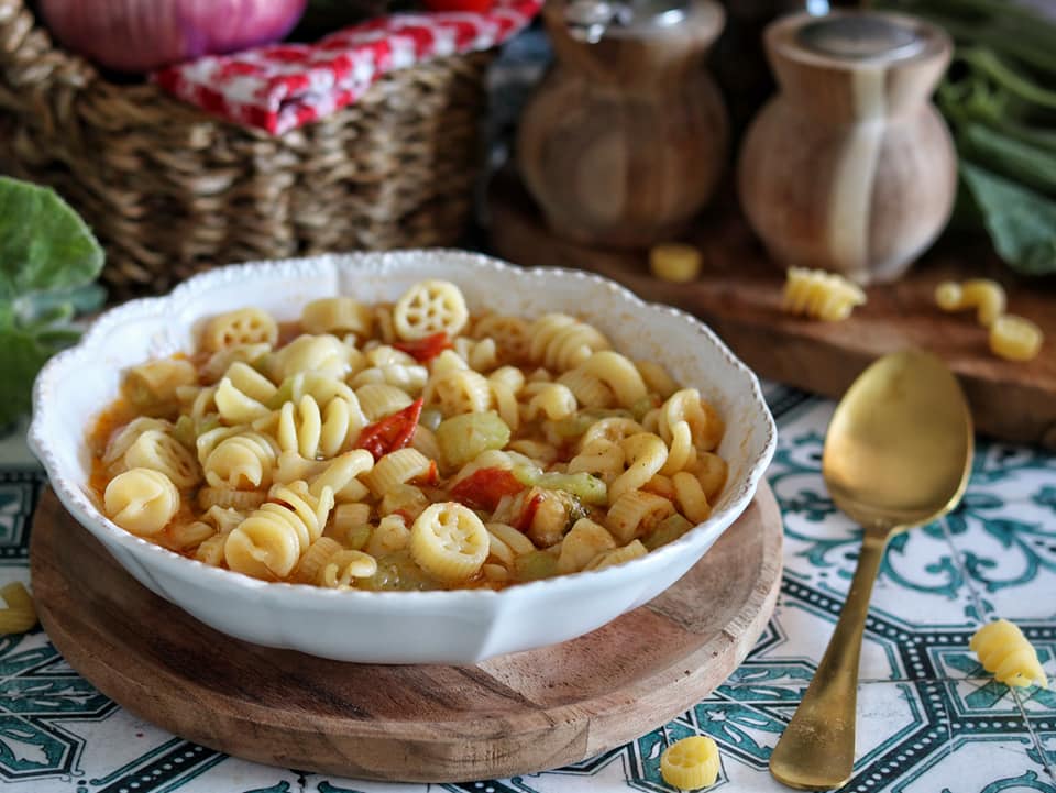 Long Zucchini Soup (with Pasta)