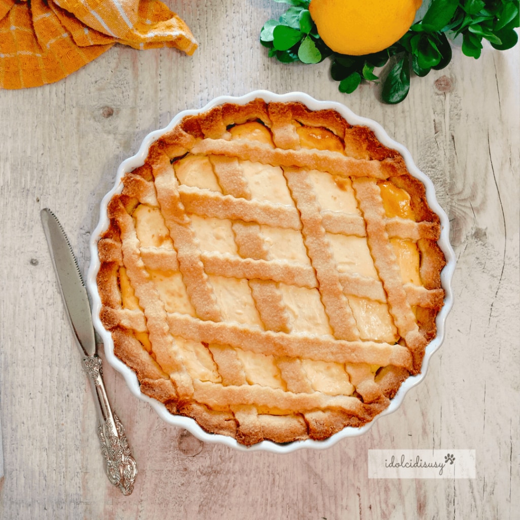 idolcidisusy Easy and Creamy Ricotta and Lemon Tart