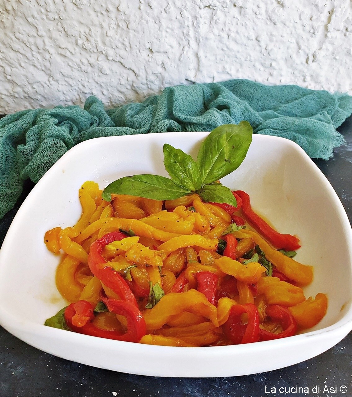 Marinated Grilled Peppers