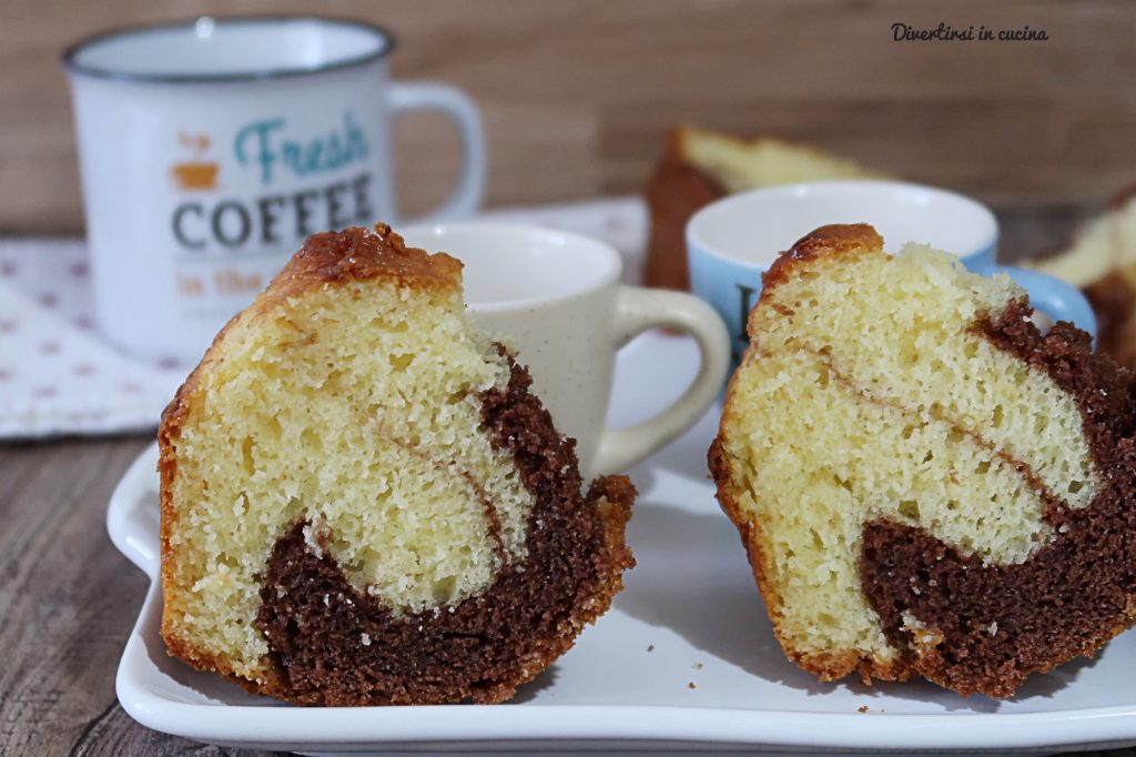 Marble Bundt Cake with Nutella