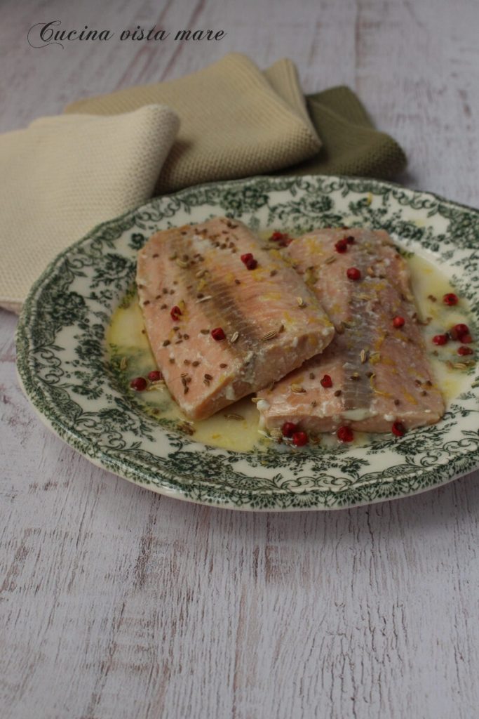 Marinated Salmon Sea View Kitchen