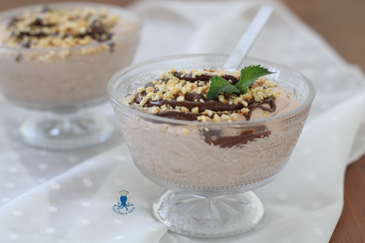 Mascarpone Cream with Nutella and Whipped Cream, Recipe with Pasteurized Eggs