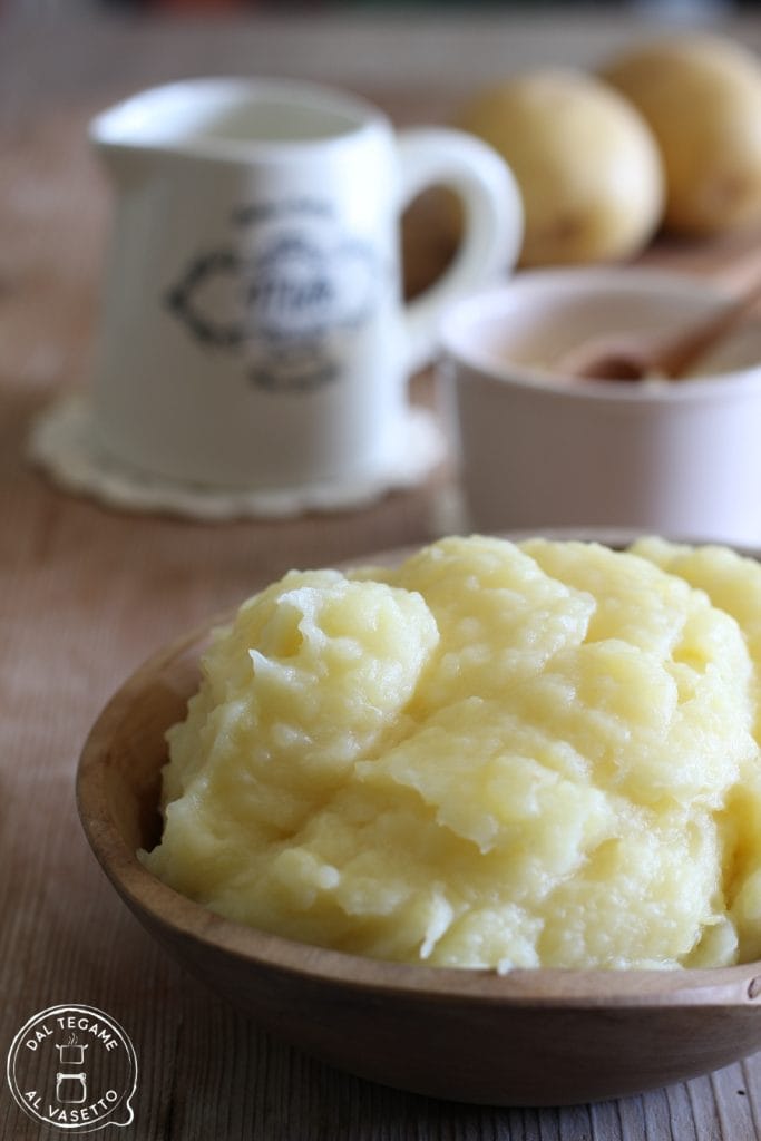 Mashed potatoes cooked in the instant pot or multicooker