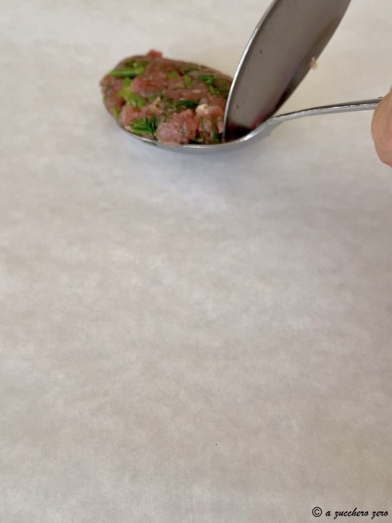 Meatballs with Fennel without Eggs
