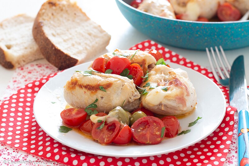 Mediterranean Chicken Rolls