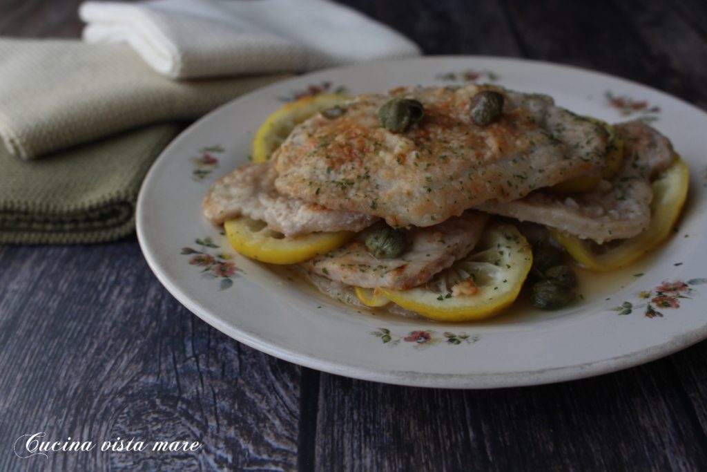 Mediterranean Pork Scaloppine Sea View Kitchen