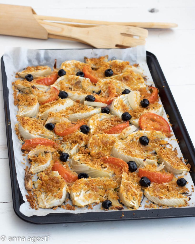 Mediterranean baked fennel
