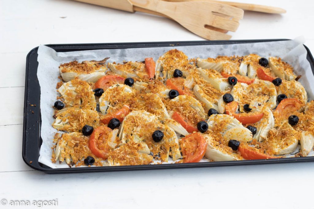 Mediterranean baked fennel
