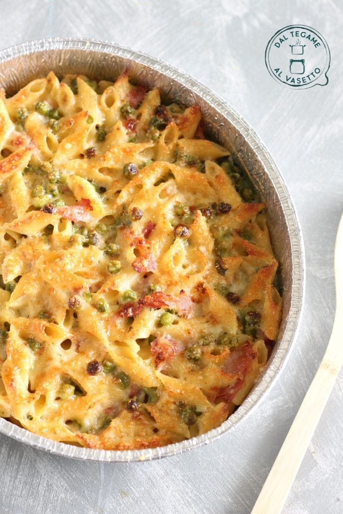 Microwave Gratinated Pasta