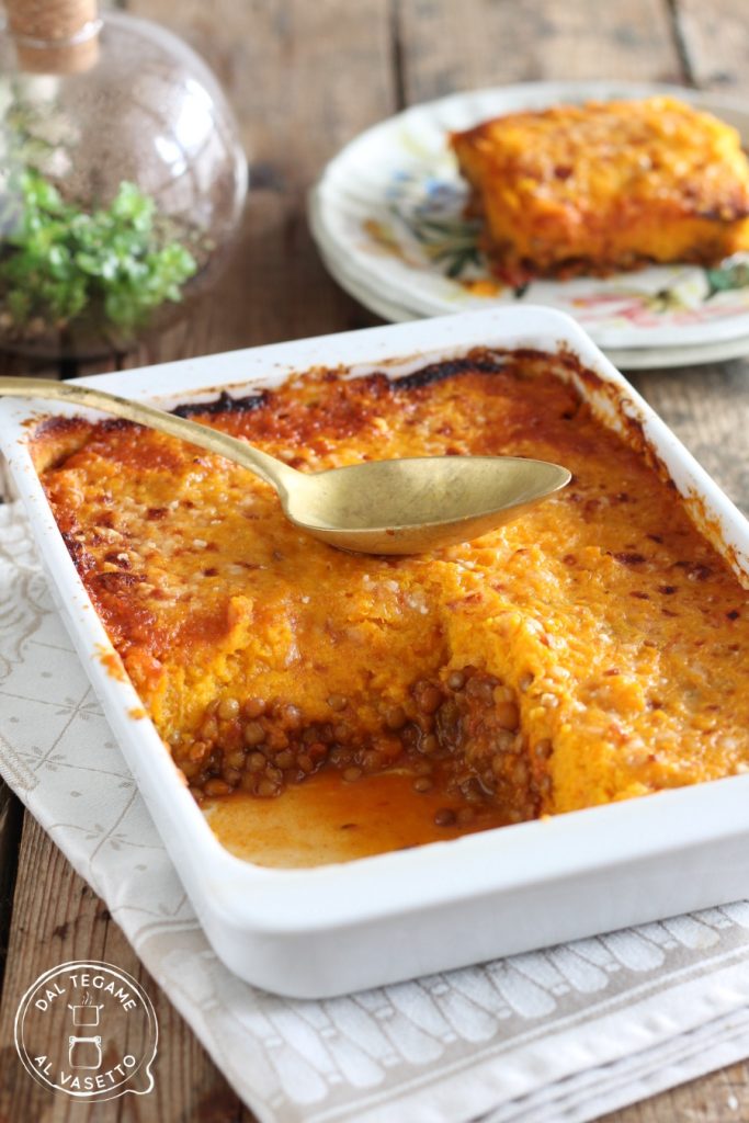 Microwave Lentil and Pumpkin Pie