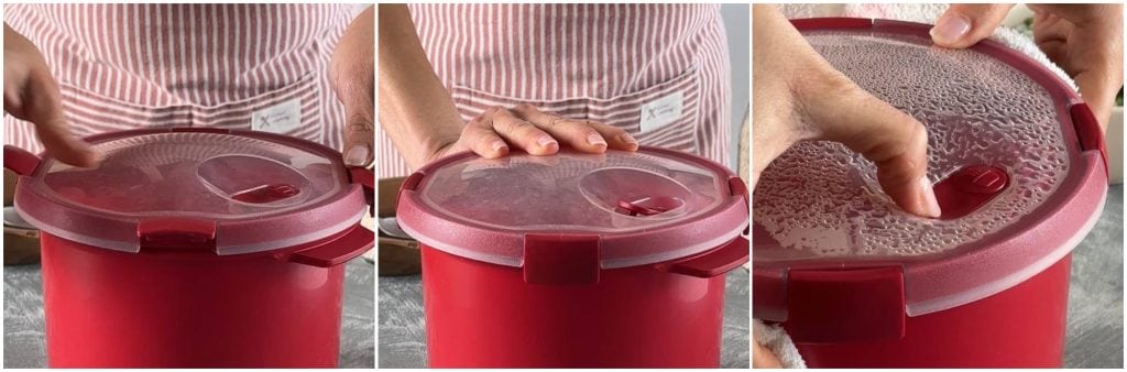 Microwave Tomato Rice Casserole