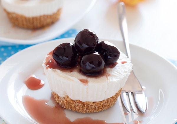 Mini Amarena Cheesecakes