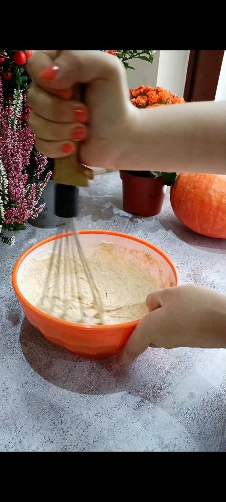 Mix until you get a batter neither too thick nor too runny