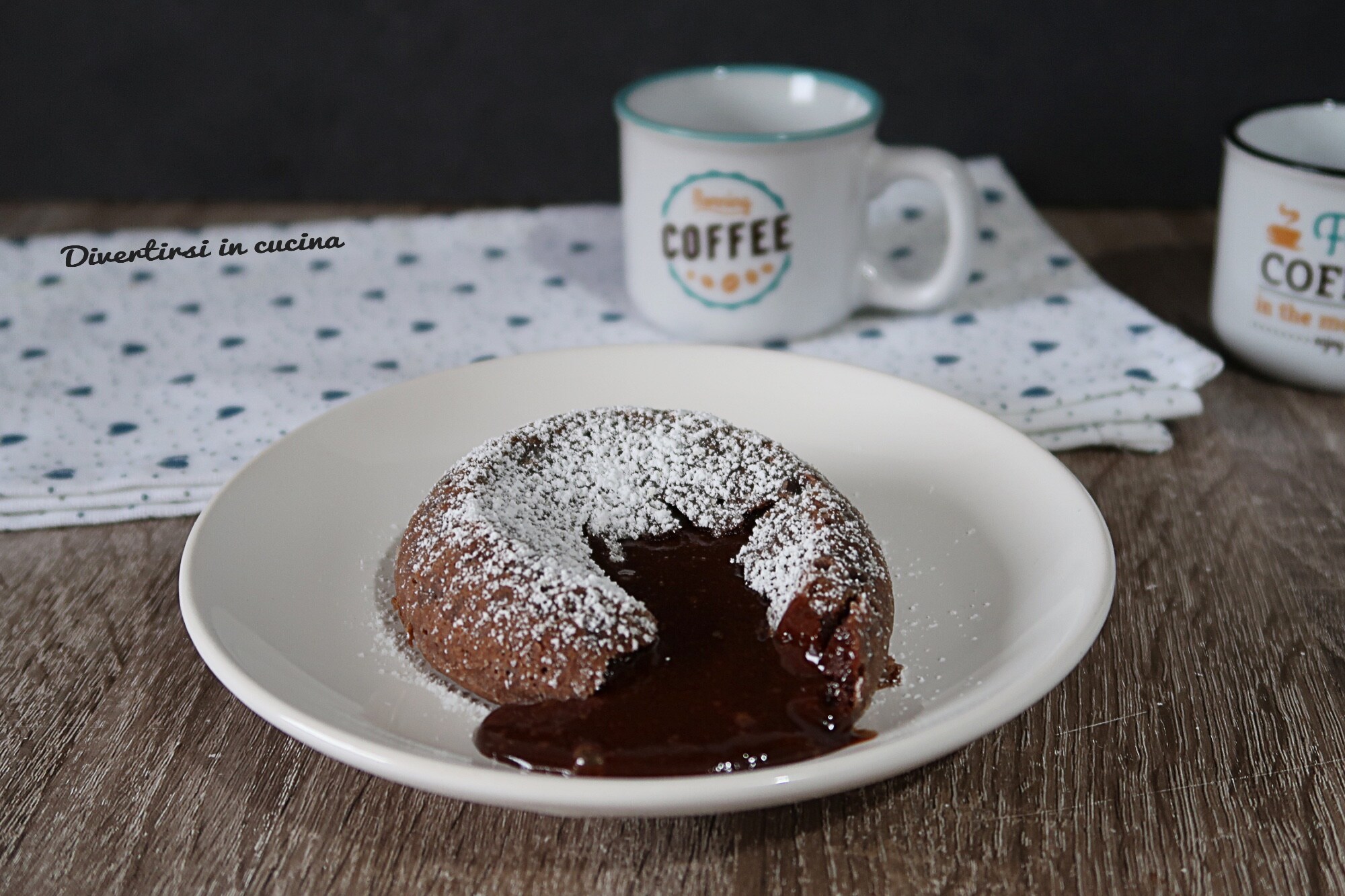 Molten Heart Cake in Cecotec Air Fryer