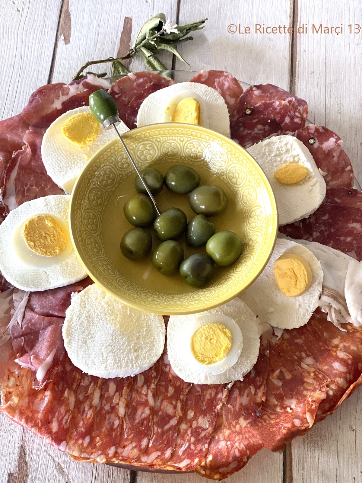 Neapolitan Easter Appetizer Fellata, easy and quick to prepare.
