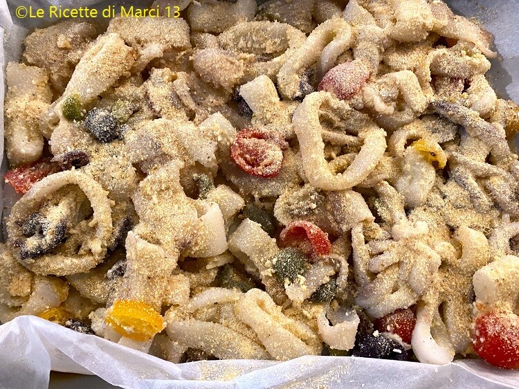 Neapolitan Style Baked Calamari