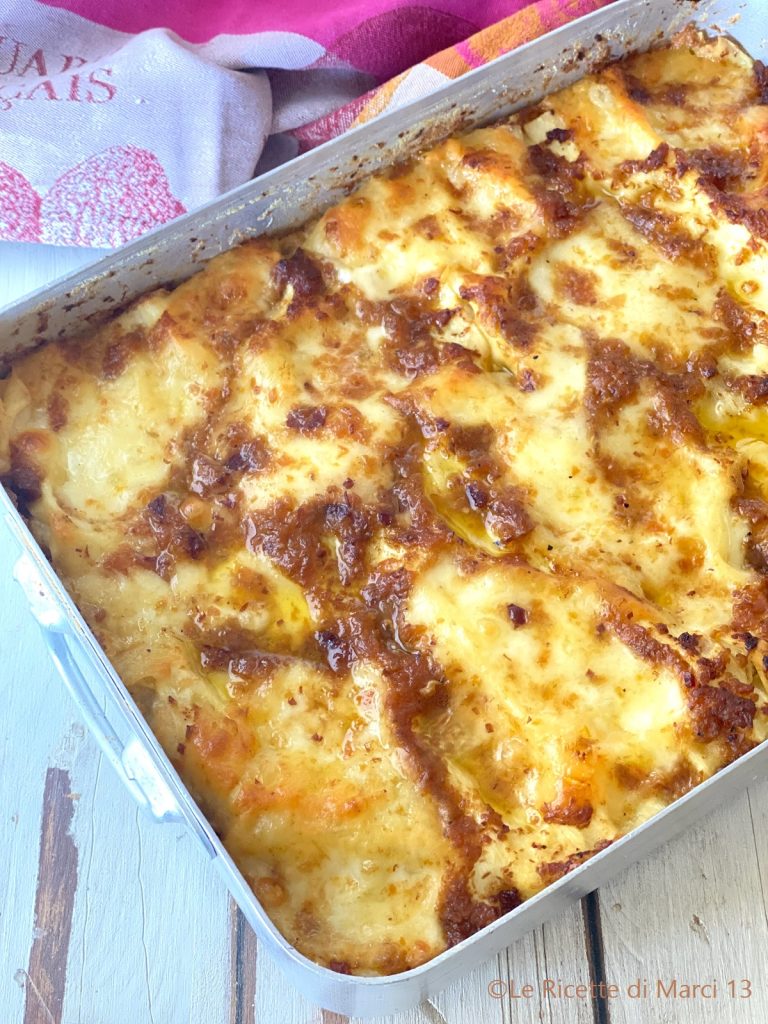 Neapolitan White Lasagna with White Ragù