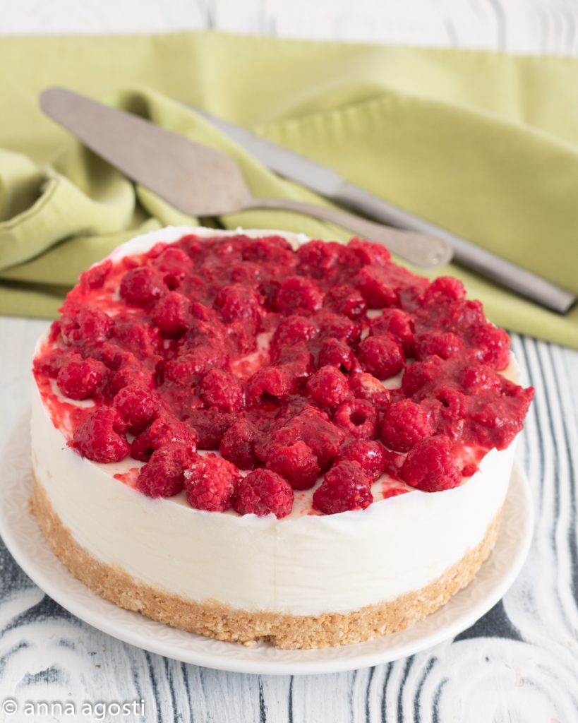 No-bake Raspberry Cheesecake