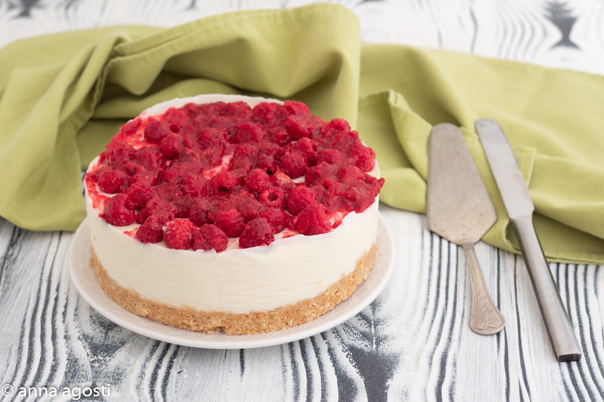 No-bake Raspberry Cheesecake