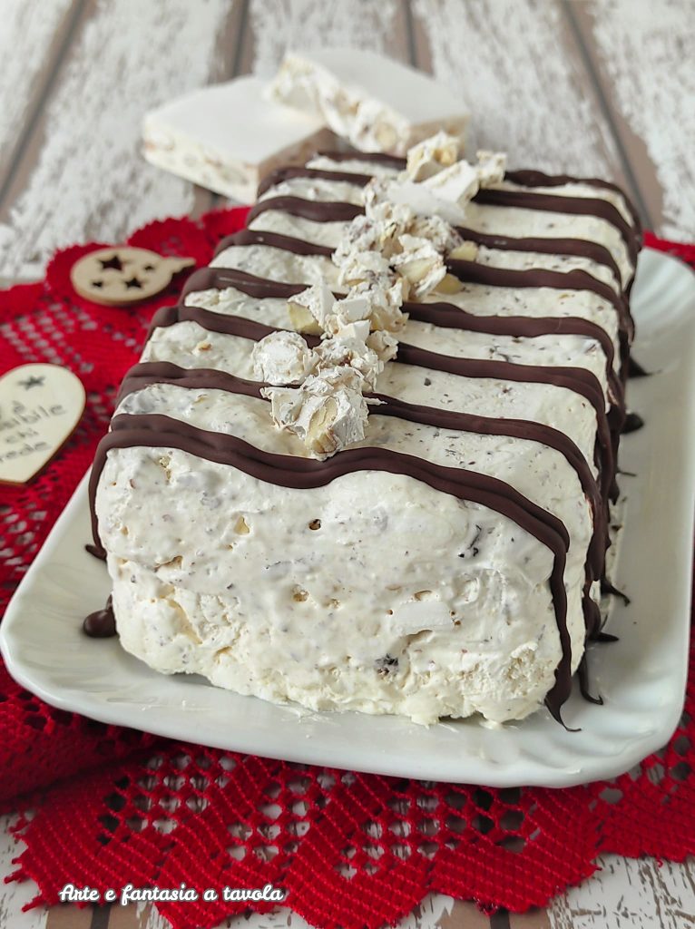 Nougat and Chocolate Semifreddo