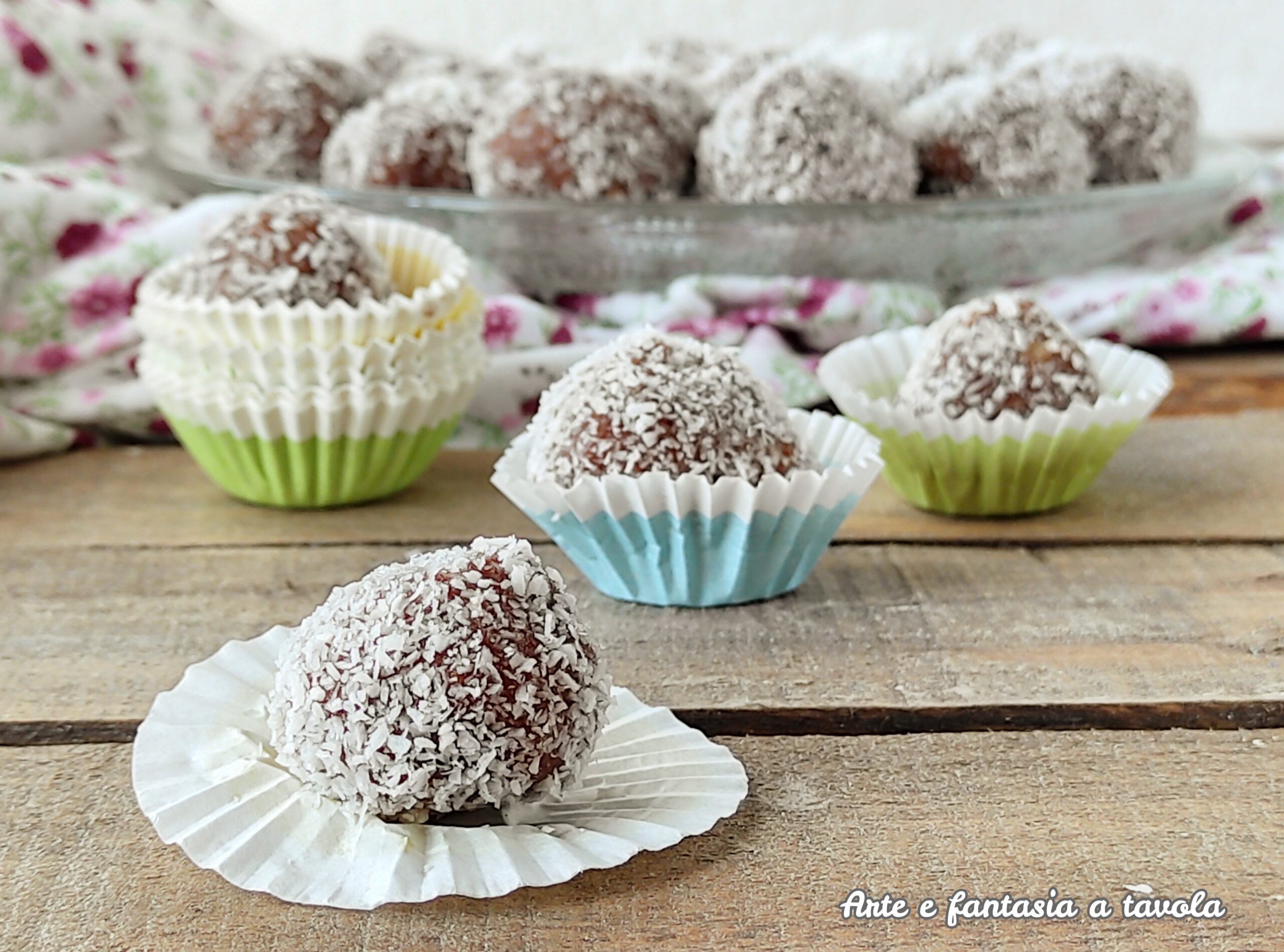 Nutella and Coconut Pavesini Truffles