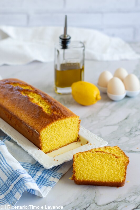 Olive oil pound cake
