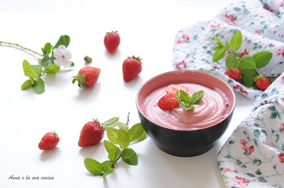 Egg-Free Strawberry Cream