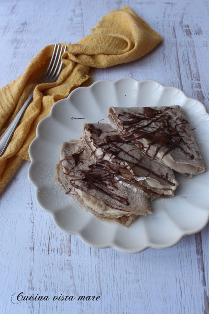 Oat Crepes with Yogurt Sea View Kitchen