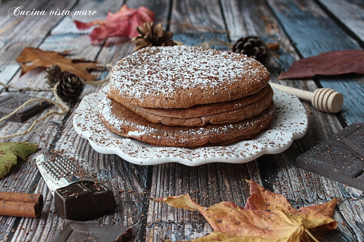 Oat and Chocolate Pancakes