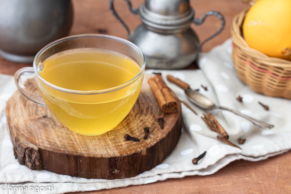 Orange, Ginger, and Cinnamon Herbal Tea