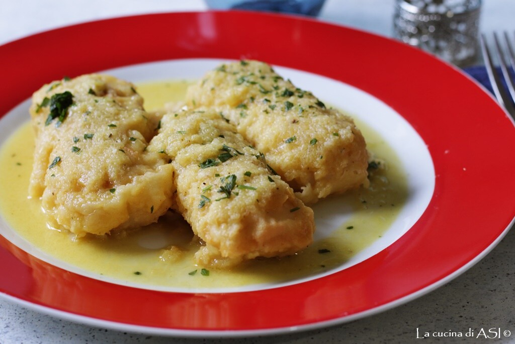 Orange Hake Fillets in a Pan