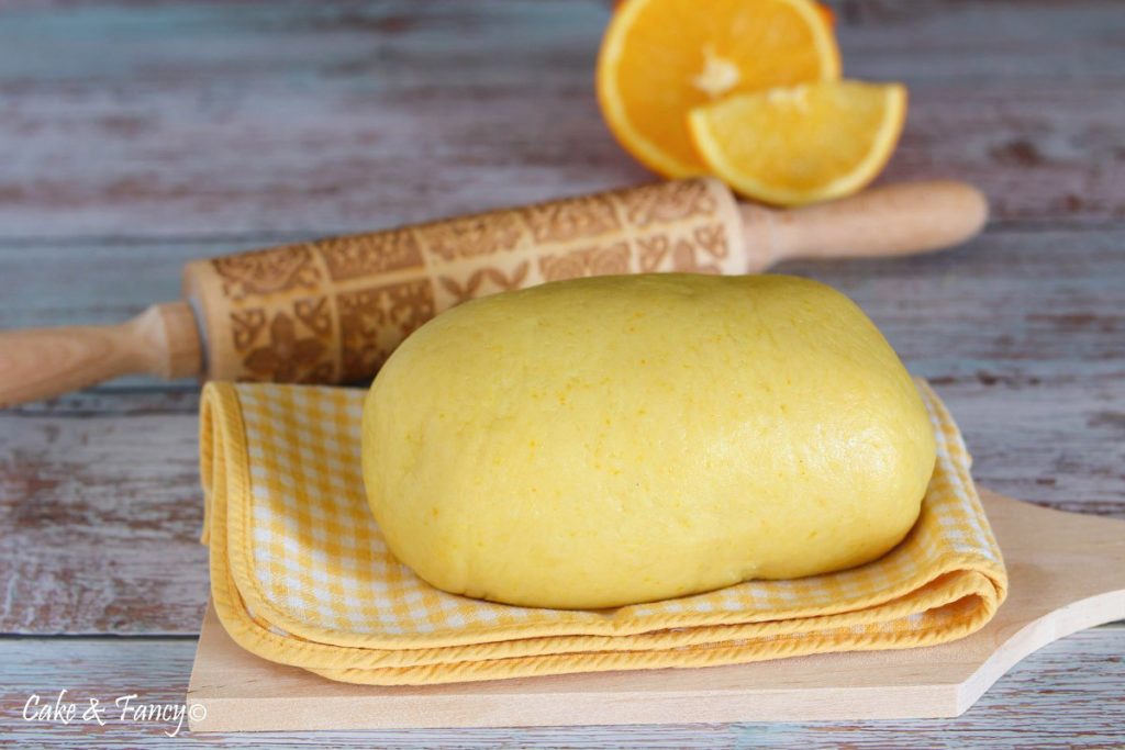 Orange shortcrust pastry