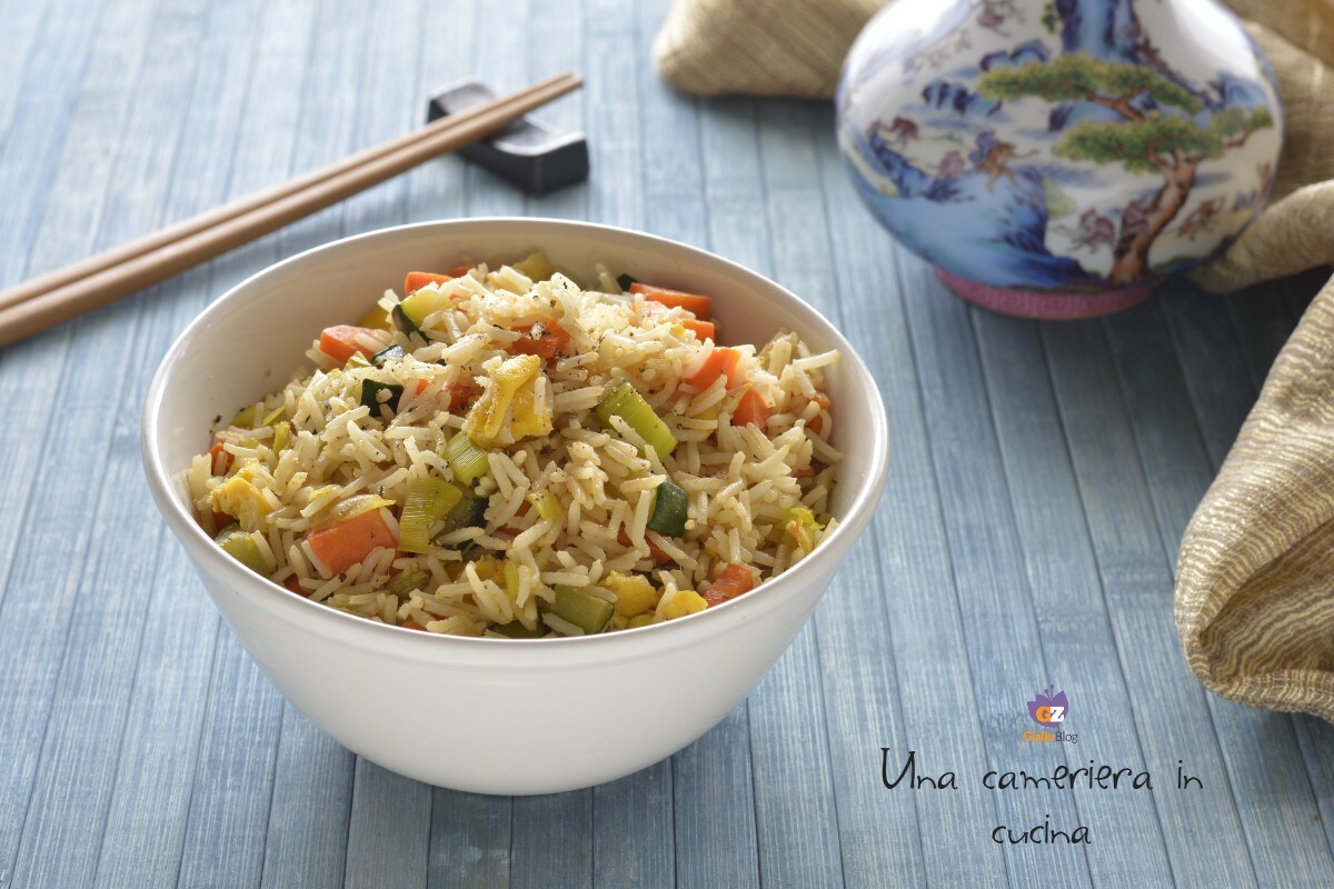 Oriental Rice with Vegetables and Egg