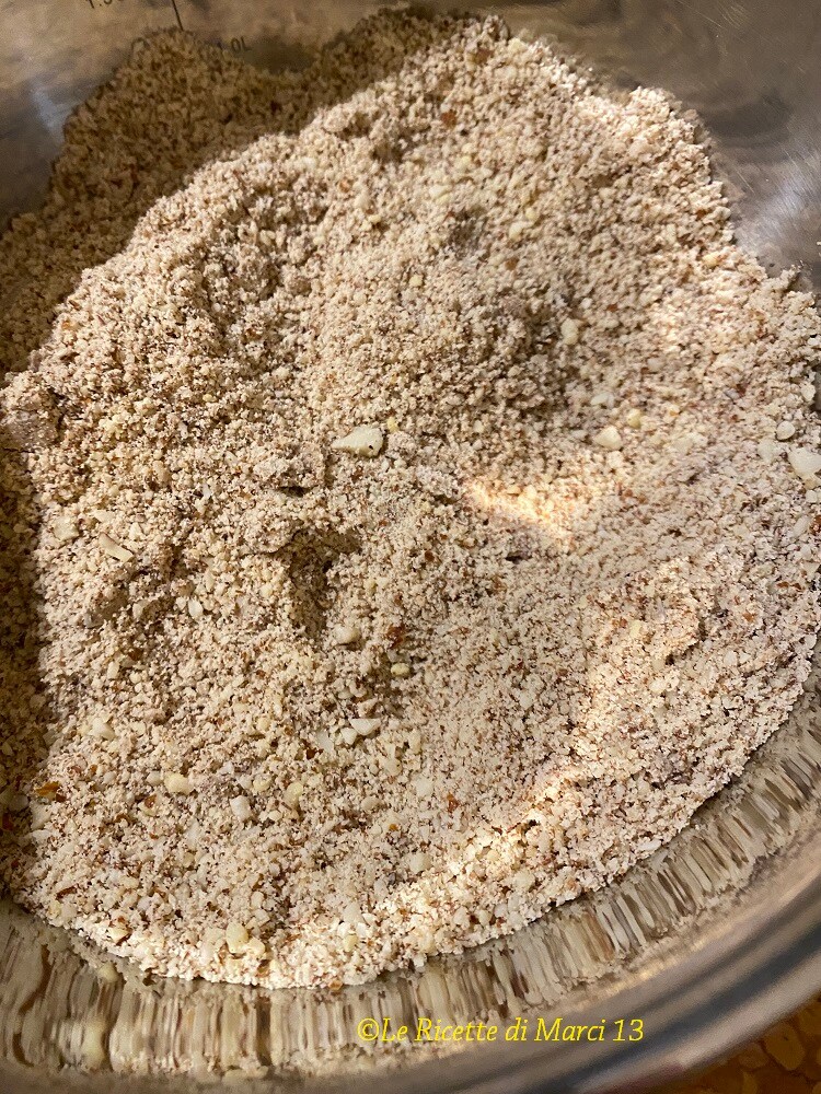 Original Caprese Cake chopped almonds