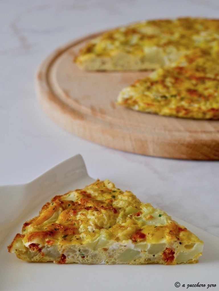 Oven-Baked Cauliflower Frittata Without Cheese