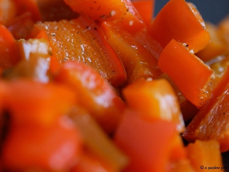 Oven-Baked Light Bell Pepper Cubes