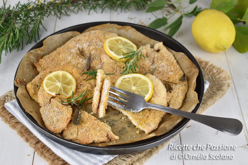 oven-baked lemon cutlets without eggs