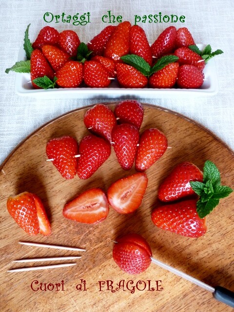 Strawberry Hearts Vegetables with Passion by Sara