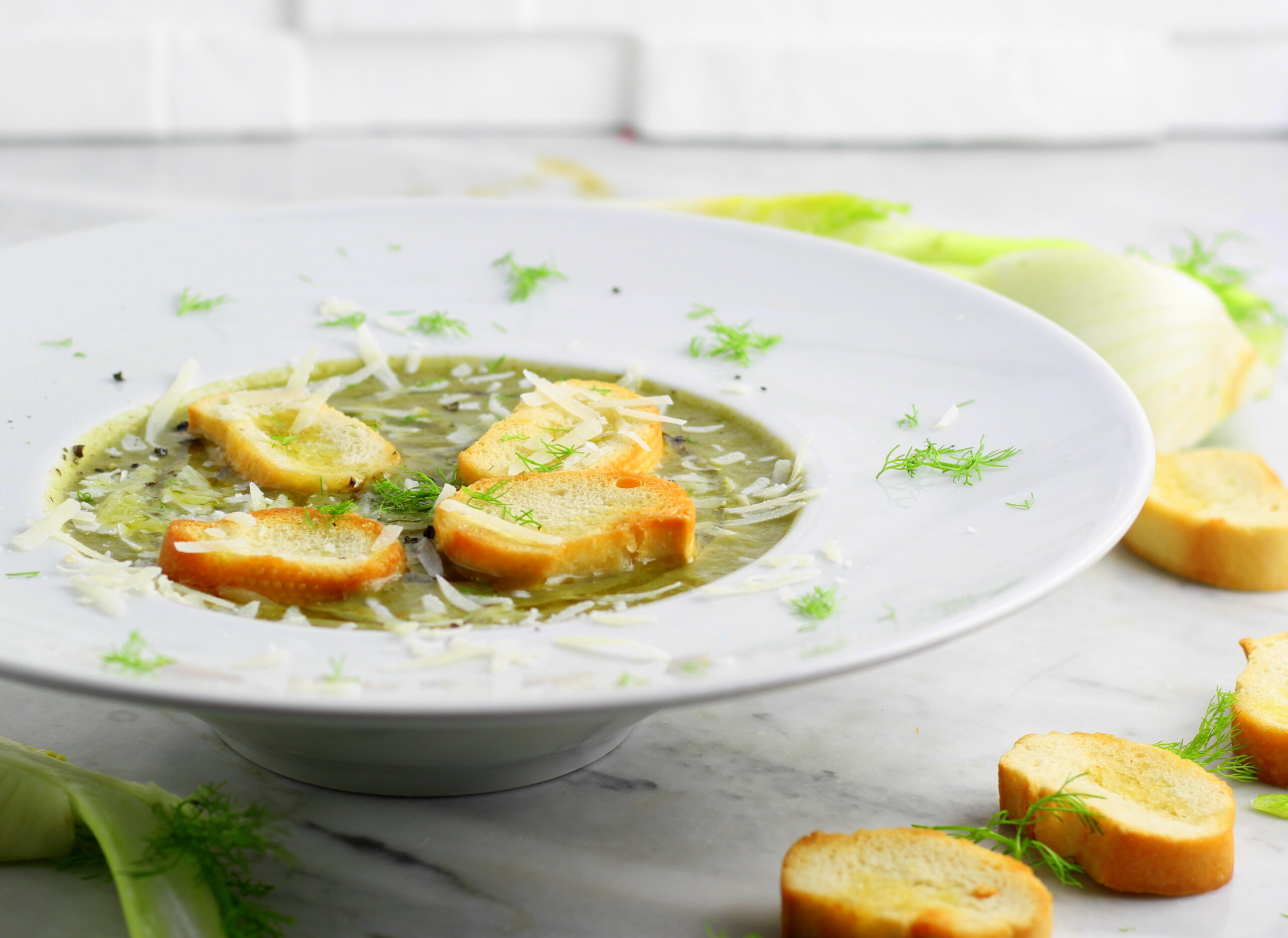 Creamy Fennel, Spinach, and Leek Puree