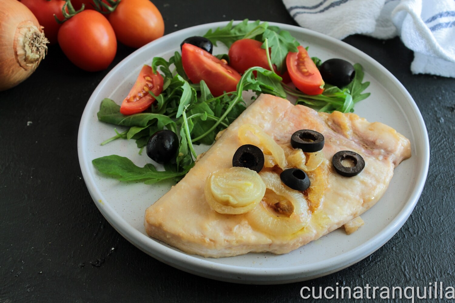 Swordfish with Onion